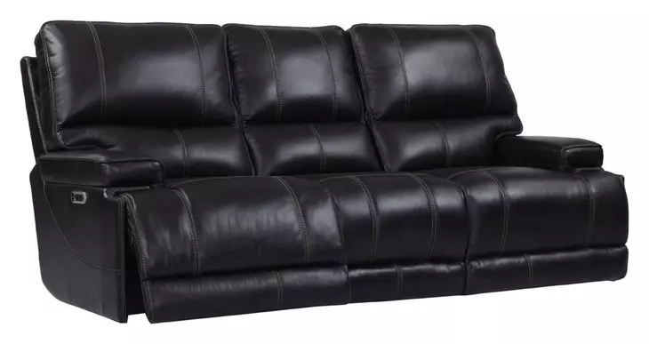 Whitman Verona Coffee Cordless 89" Power Reclining Sofa with Power Headrest