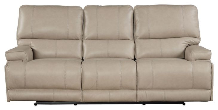 Whitman Verona Linen Cordless Power Reclining Sofa with Power Headrest