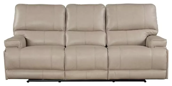 Whitman Verona Linen Cordless 89" Power Reclining Sofa with Power Headrest
