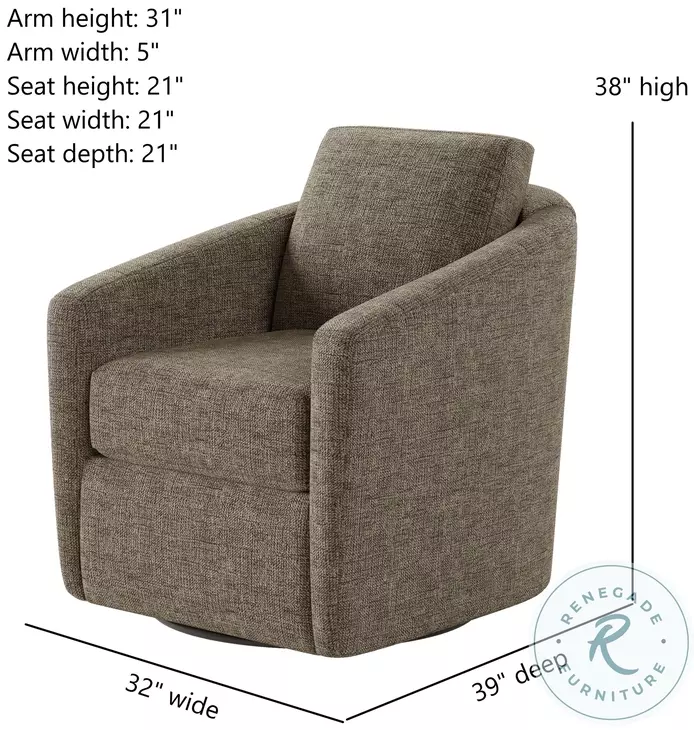 Daisey Brady Brindle Swivel Glider