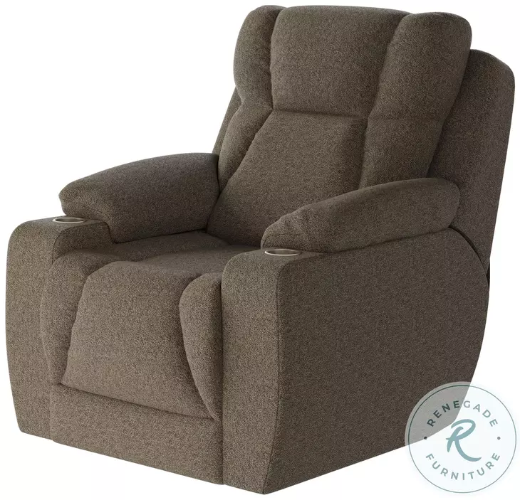 Challenger Journey Mushroom Power Headrest Wall Hugger Big Mans Recliner