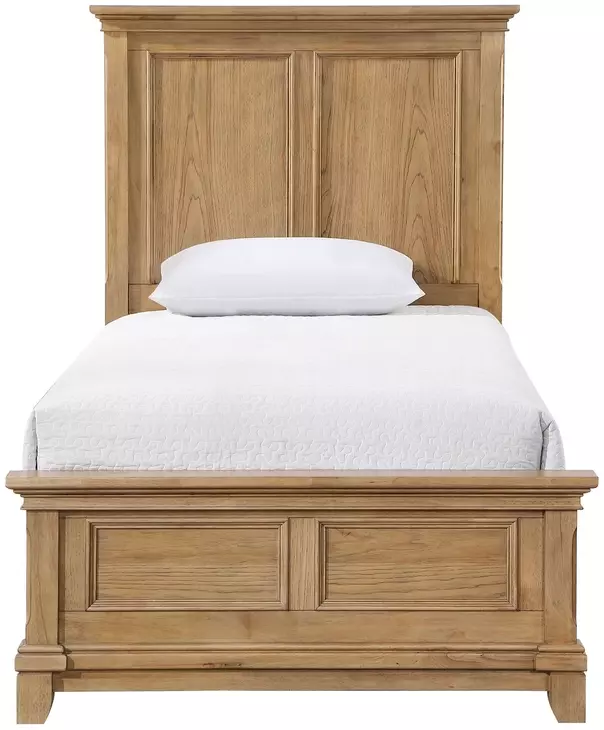 Sunstone Natural Twin Panel Bed