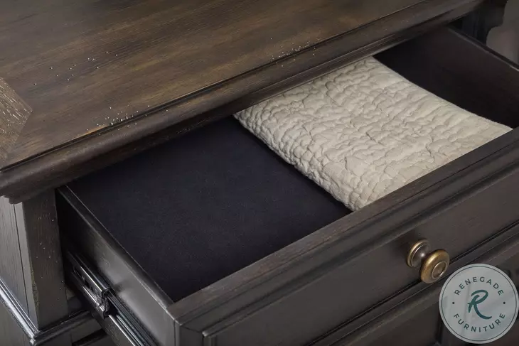 Hickory Creek Brown Velvet 10 Drawer Dresser