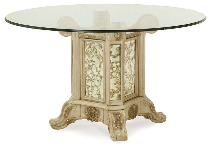 Platine de Royale Champagne 54" Round Dining Table