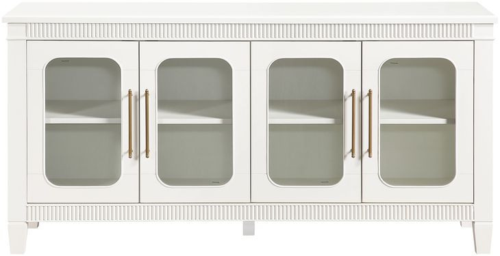 Preston White 4 Door Server