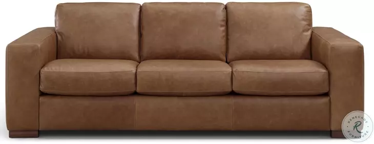 Inglewood Vintage Brown Derby Leather Living Room Set