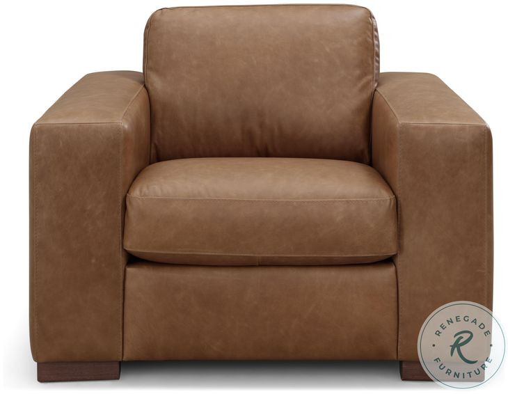 Inglewood Vintage Brown Derby Leather Chair