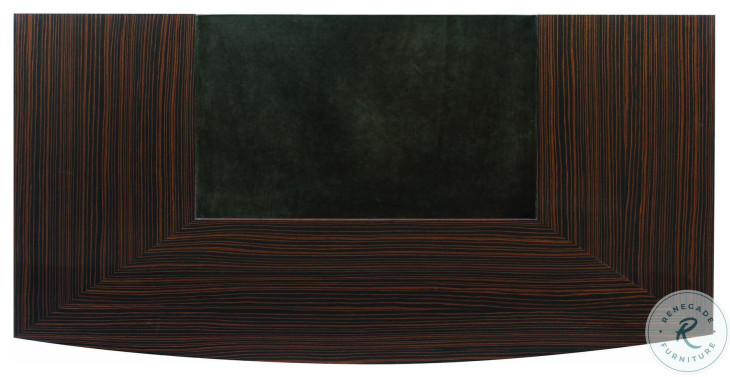 N3E Ebony And Black Leather Desk