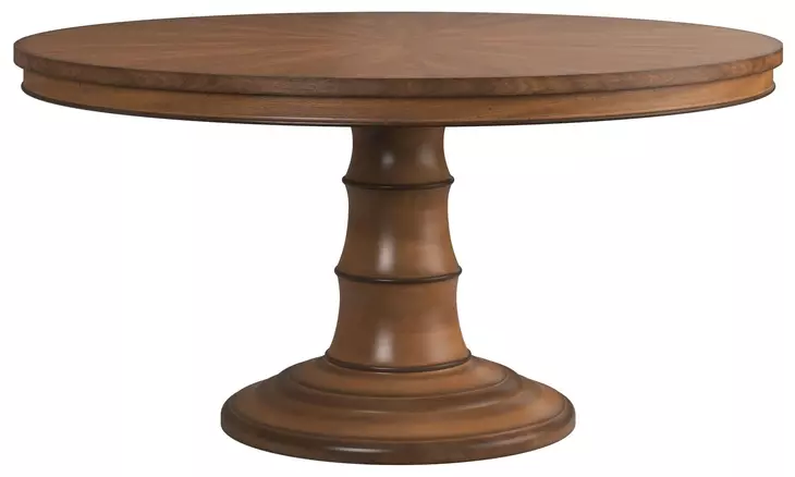 Harbor Brown 82" Extendable Oval Dining Table