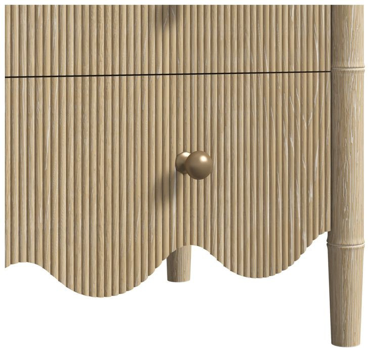 Haven Sun Oak 4 Drawer Bachelor's Chest