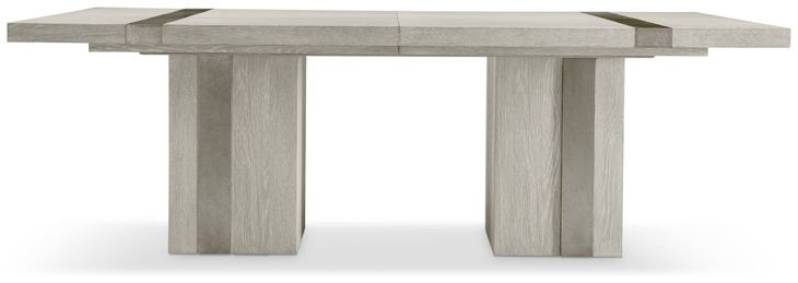 Tempo Beige 110" Rectangular Extendable Dining Table