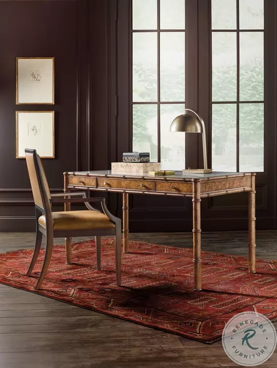 Auburn Grove Mottled Amber Writing Desk