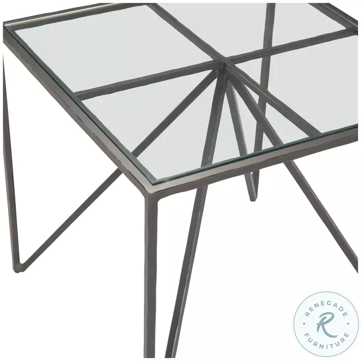 Fulton New Aged Bronze Side Table