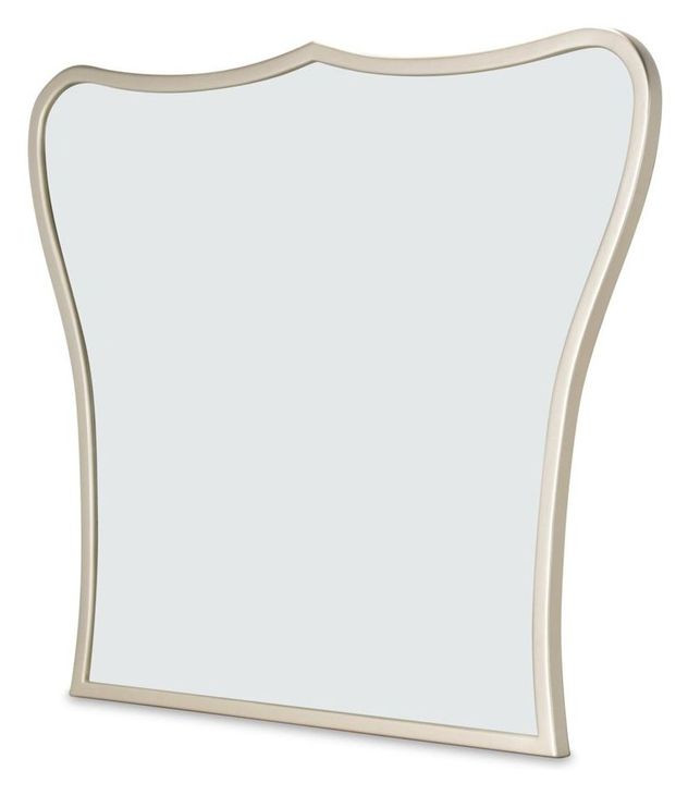 London Crest Creamy Pearl Vanity Mirror