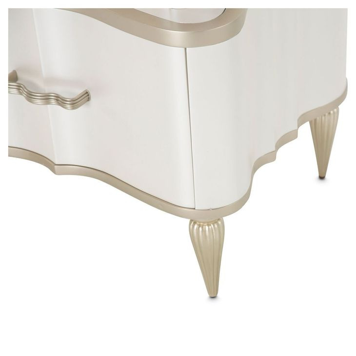 London Crest Creamy Pearl 6 Drawer Chest