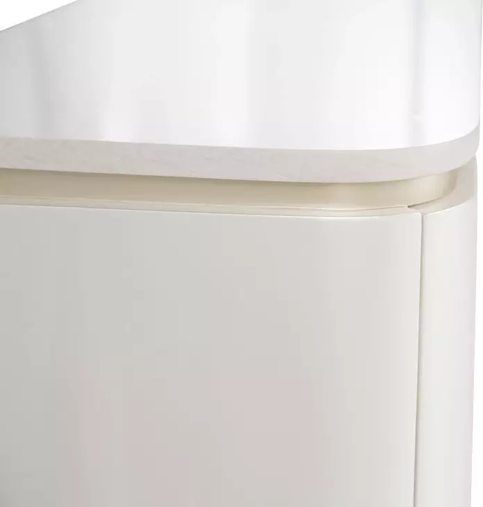 London Place Creamy Pearl 78" Media Cabinet