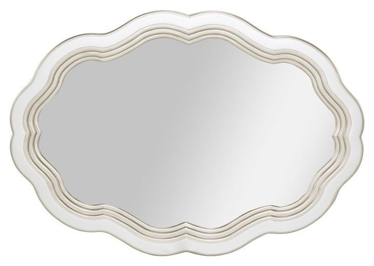 London Crest Creamy Pearl Wall Mirror