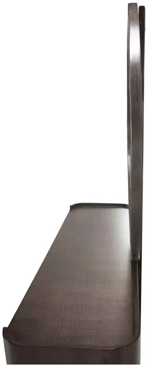 Roxbury Park Slate 7 Drawer Dresser and Oval Mirror