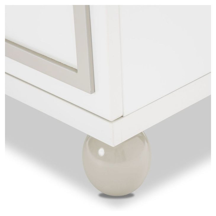 Sky Tower Cloud White 2 Drawer Nightstand