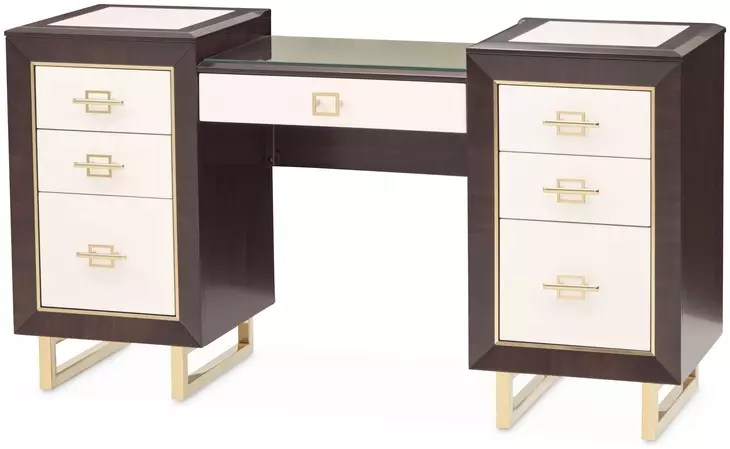 Belmont Place Espresso Vanity Desk