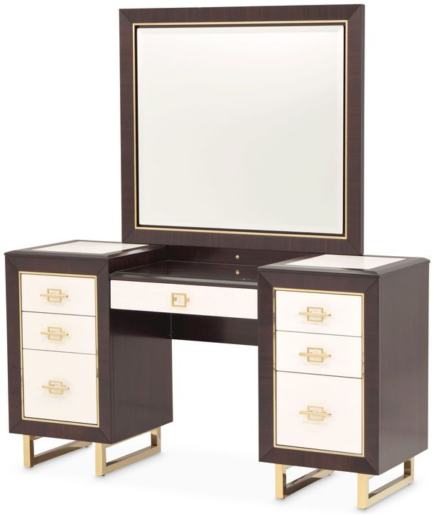 Bellwood Espresso Vanity with Mirror