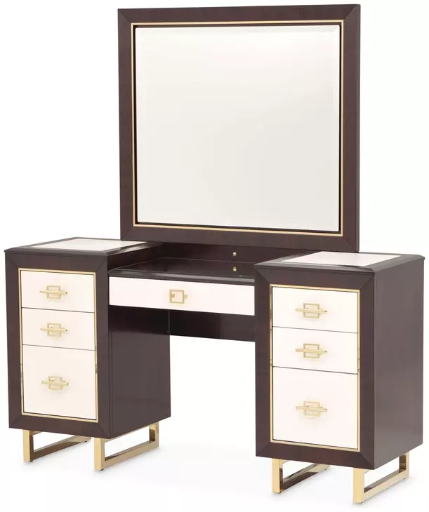 Belmont Place Espresso Vanity with Mirror