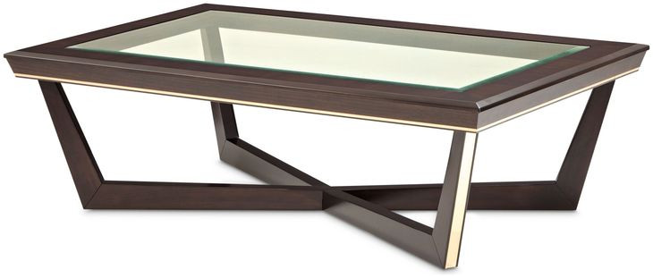 Belmont Place Espresso Rectangular Cocktail Table