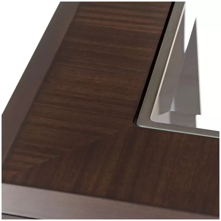 Belmont Place Espresso Square End Table