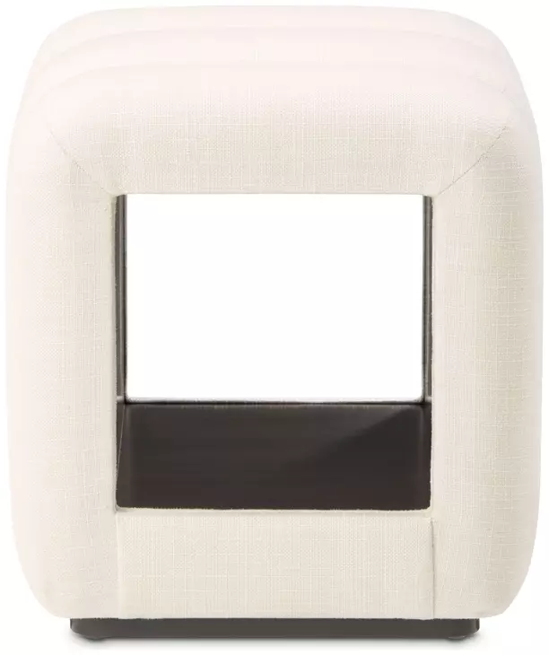 Belmont Place Cream Upholstered 19" Vanity Bench
