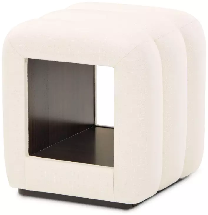 Belmont Place Cream Upholstered 19" Vanity Bench