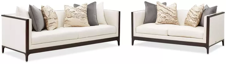 Belmont Place Cream Living Room Set