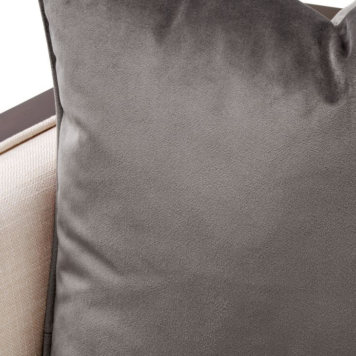 Belmont Place Cream Upholstered Matching Accent Chair with Pillow