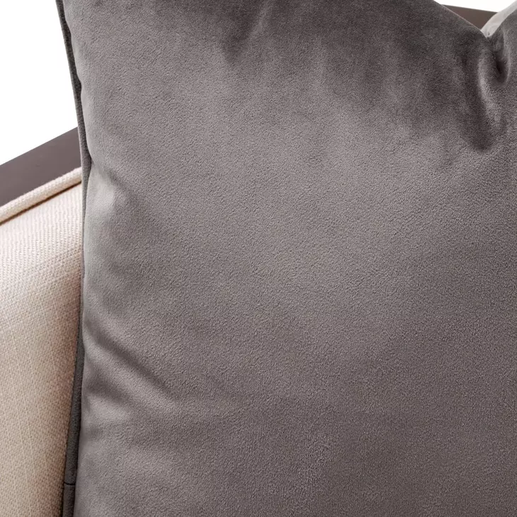 Belmont Place Cream Upholstered Matching Accent Chair with Pillow