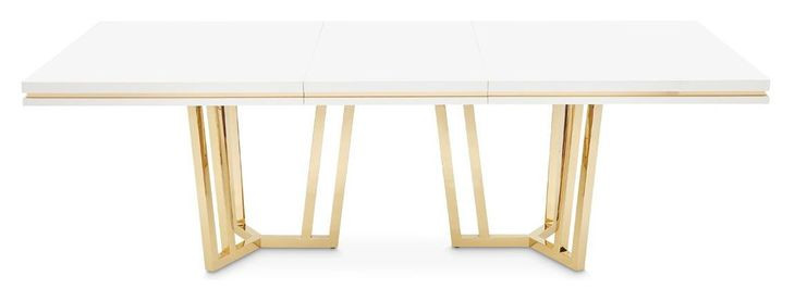 Palmcrest Cloud White 96" Extendable Rectangular Dining Table