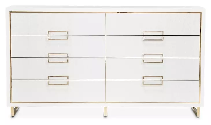 Palm Gate Cloud White 6 Drawer Dresser