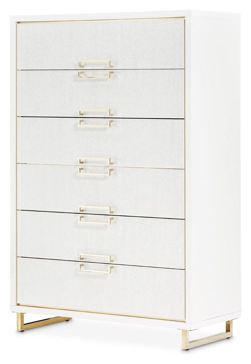 Palm Gate Cloud White Bedroom Set