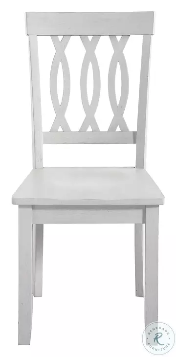 Naples White Side Chair Set Of 2