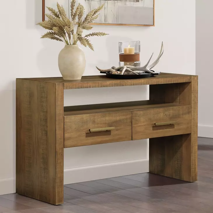 Garland Brown Rectangular Sofa Table