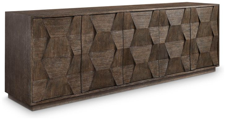 Linea Cerused Charcoal TV Stand