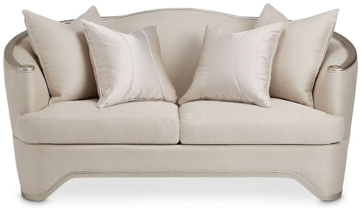 London Place Champagne 71" Loveseat