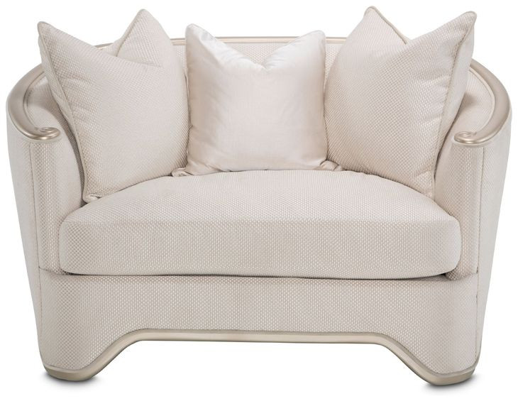 London Place Champagne Chair and A Half with Pillow