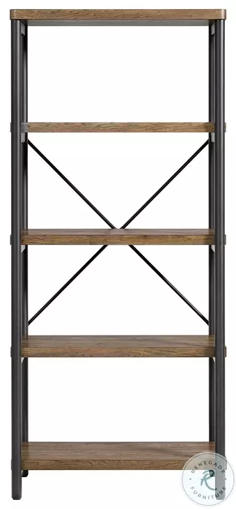 Norcross Hickory 72" Bookcase