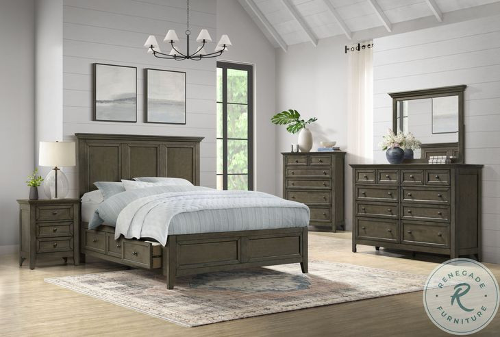 San Mateo Gray 11 Drawer Gentlemans Chest