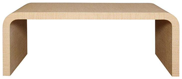 Newbury Natural 48" Rectangular Coffee Table