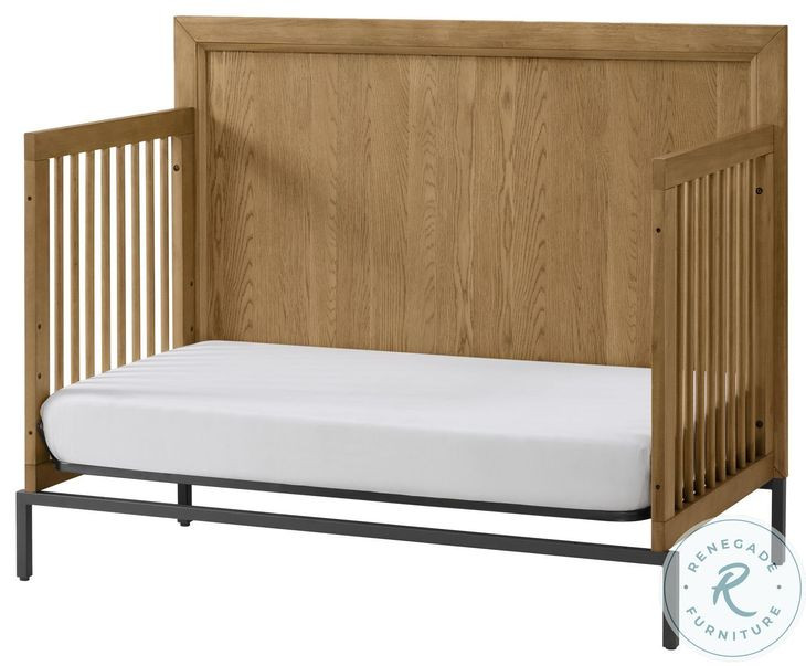 Newport Natural Oak Convertible Standard Crib