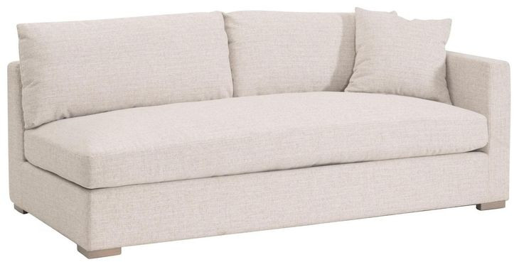 Newport Beige Performance Fabric Outdoor Modular 4 Piece Sectional