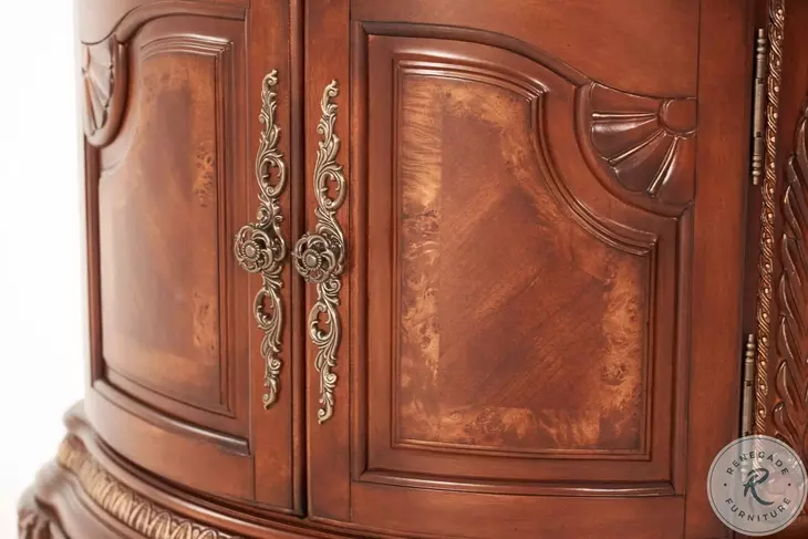 Cortina Honey Walnut Bedside Chest