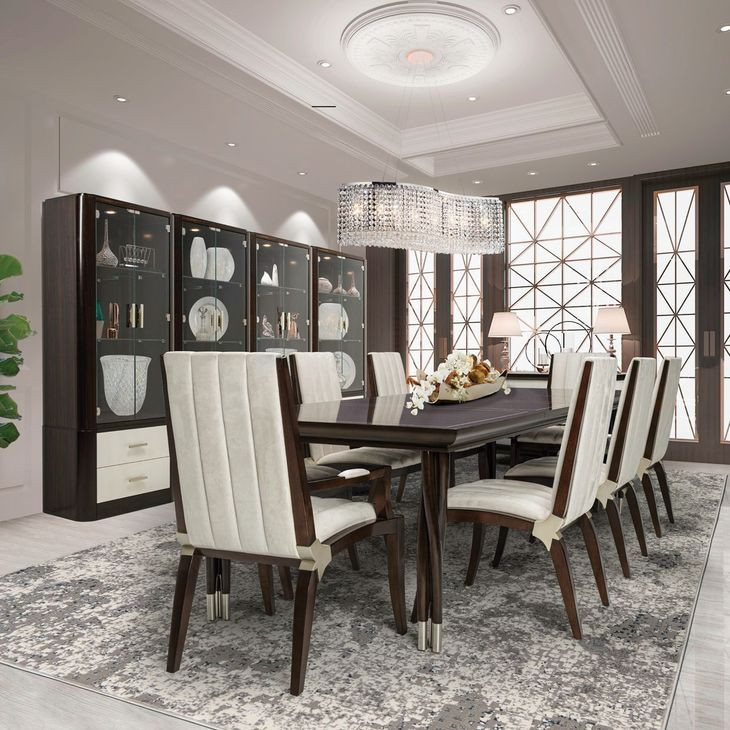 Paris Chic Espresso Dining Room Set