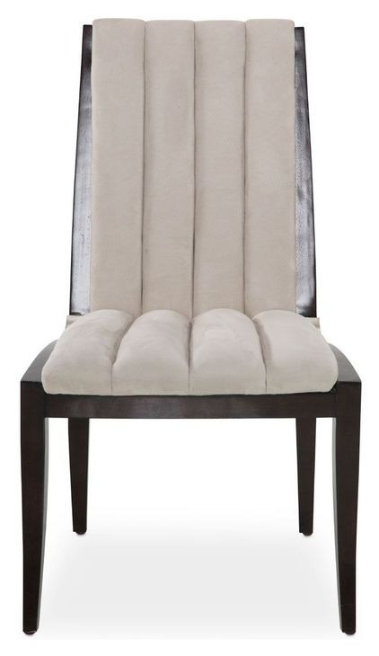 Paris Chic Espresso and Doeskin Dining Side Chair