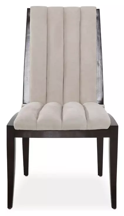 Paris Chic Espresso and Doeskin Dining Side Chair
